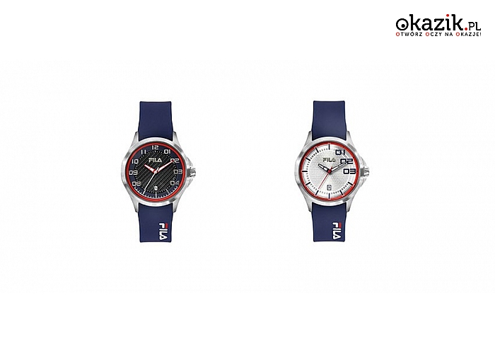 Zegarek FILA w minimalistycznym stylu, o wysokiej funkcjonalności i odporności, 2 warianty kolorystyczne. (75 zł)