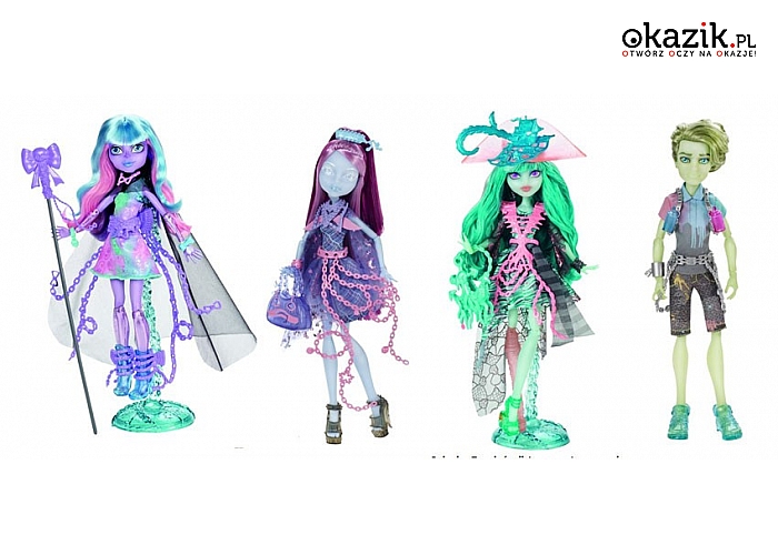 Monster High:  Lalki – duchy w odlotowych strojach prosto z upiornej szkoły. (75 zł)