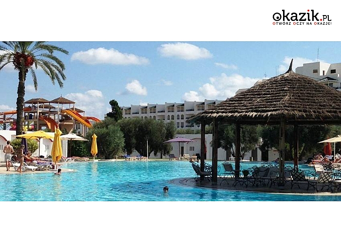 Ogromny park wodny oraz największy kompleks basenów i zjeżdżalni w Tunezji! HOTEL THALASSA SOUSSE zaprasza na wakacje.