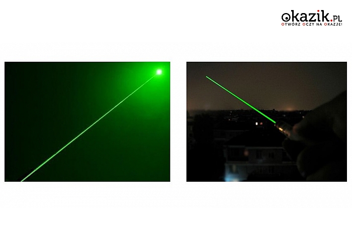Zielony wskaźnik laserowy. 5 głowic w komplecie  (32,90 zł)