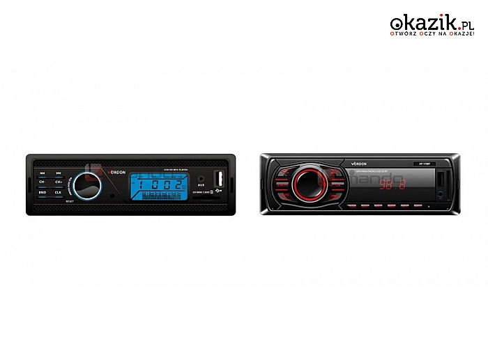 Radio samochodowe z MP3, wejściem USB i AUX. Dwa modele do wyboru (od 99 zł)