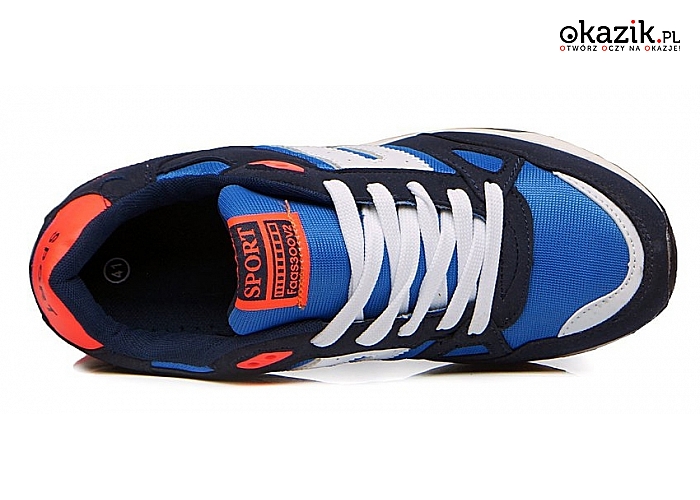 Adidasy - sneakersy męskie w miejskim stylu: doskonałe jako buty sportowe i codzienne. (50 zł)