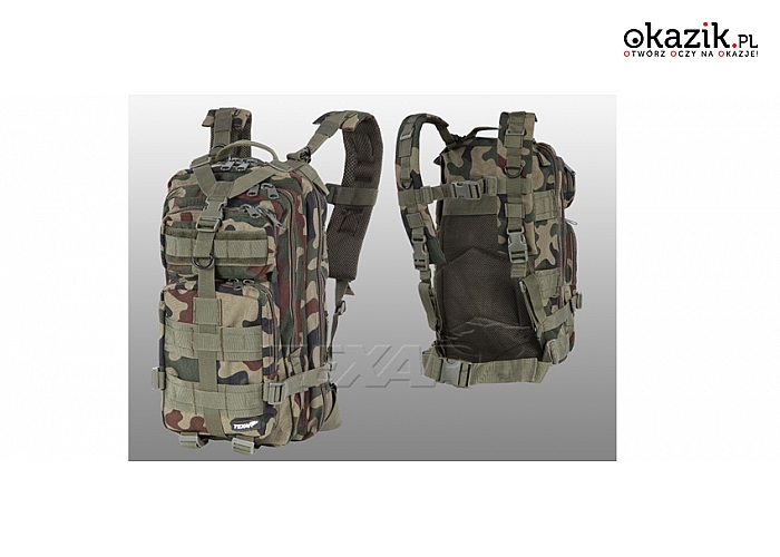 Plecak wielofunkcyjny, taktyczny TXR dla kobiet i mężczyzn: idealny na piesze wędrówki, do survivalu. (135 zł)
