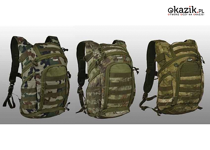 Taktyczny plecak marki Texar, wzorowany na plecakach armii amerykańskiej: na wędrówki i do survivalu! (165,50 zł)