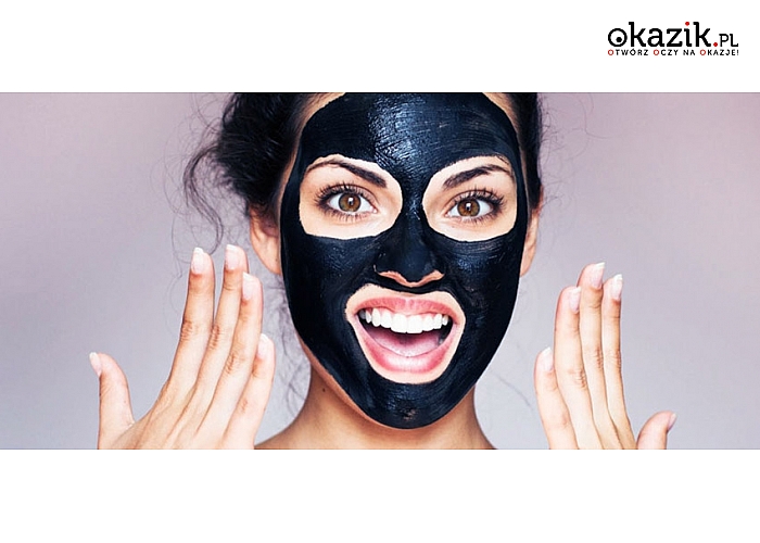 Czarna maska na twarz – oczyszcza i rozświetla skórę, nadając twarzy piękny wygląd! (16,90 zł)