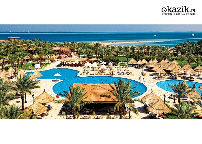 Hurghada w Egipcie! Komfortowy kompleks hotelowy Siva Grand Beach! All inclusive! Długa piaszczysta plaża!