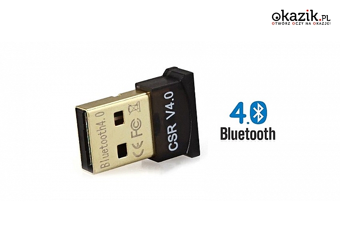 Adapter bluetooth USB 4.0  (29 zł)