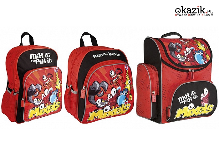 Plecaki, tornister i inne szkolne przybory szkolne marki LEGO Mixels – świetne dla każdego dziecka. (od 7,50 zł)