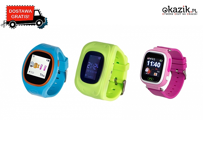 Smartwatche dla dzieci: zapewniają kontakt z rodzicem i bezpieczeństwo dziecka! Wysyłka GRATIS! (od 168 zł)