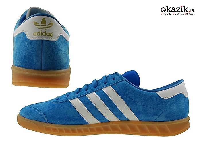 Oryginalne buty Adidas Hamburg! Wykonane ze skóry naturalnej! Najwyższa jakość! (259 zł)