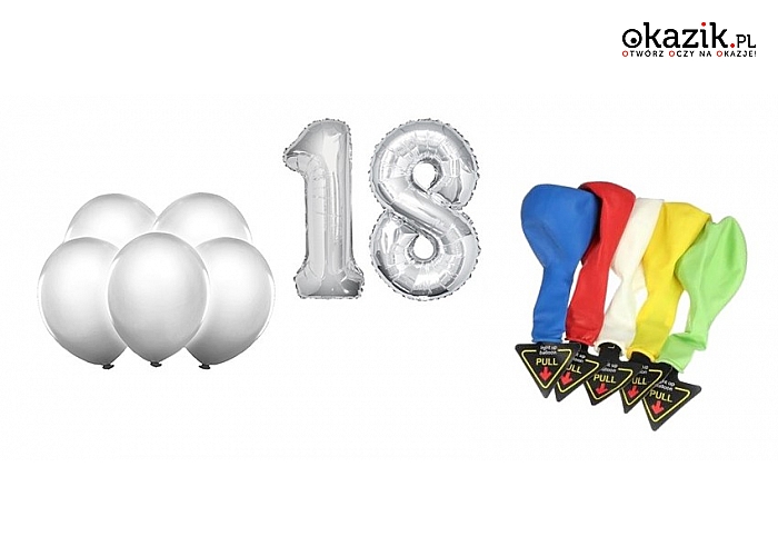 Balony ozdobne: na przyjęcia, wesela, zabawy osiemnastkowe i inne. Różne modele do wyboru. (od 13 zł)