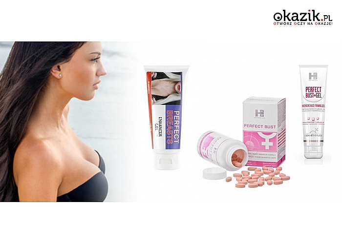 Wybór produktów ujędrniających, powiększających i poprawiających wygląd piersi. (od 89 zł)