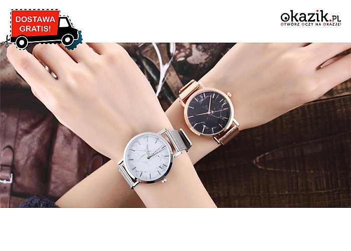 Elegancki i bezprecedensowy zegarek, który pokochają kobiety!! Dostawa gratis!!!( 42 zł)