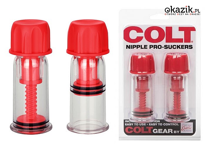 Niegrzeczne zabawki erotyczne marki COLT: ssące i nie tylko! 5 różnych do wyboru!