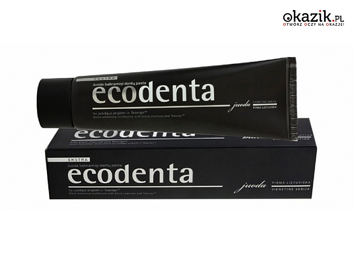 ECODENTA – ekologiczna pasta do zębów dla dorosłych i dla dzieci. Czyści i chroni zęby przed mikrourazami i próchnicą.