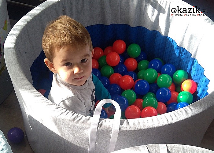 Piankowy basenik z piłeczkami zapewni mnóstwo zabawy każdemu dziecku