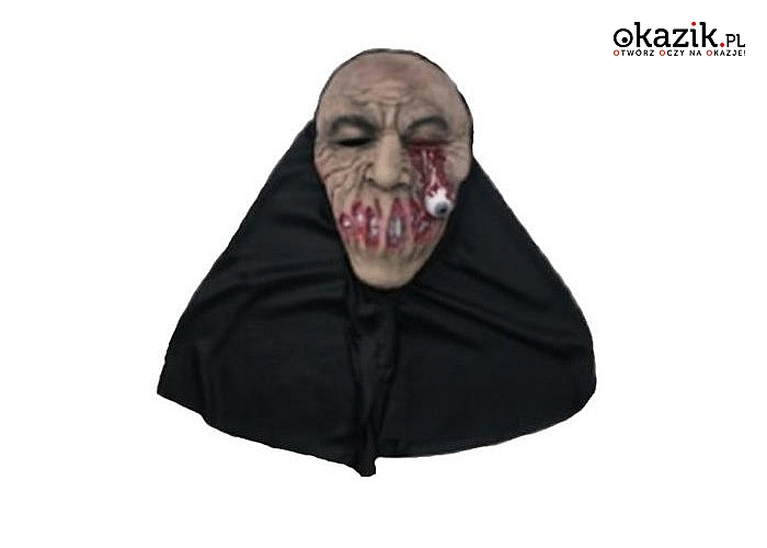 Przerażające maski gumowe doskonały atrybut na imprezy o tematyce grozy