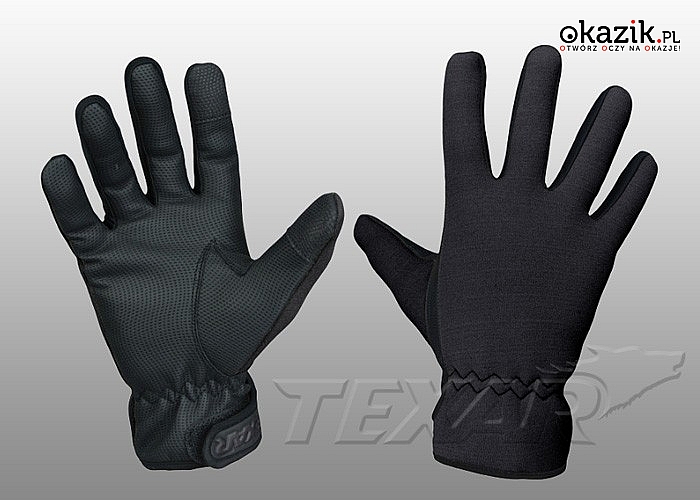 Taktyczne rękawice neoprenowe Duty polskiej firmy Texar! Wykonane z najwyższej jakości materiałów (44 zł)