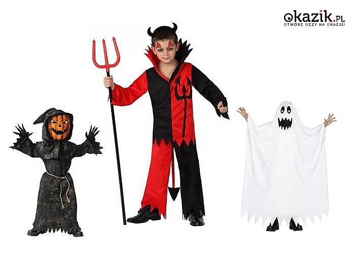 Przerażająco urocze stroje dla dzieci na Halloween