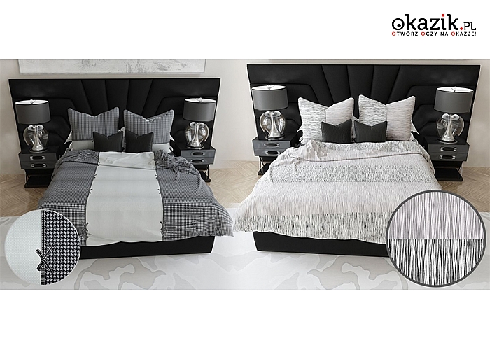Komplet bawełnianych poszewek: modne, nowoczesne wzory pasujące do różnych typów wystroju sypialni