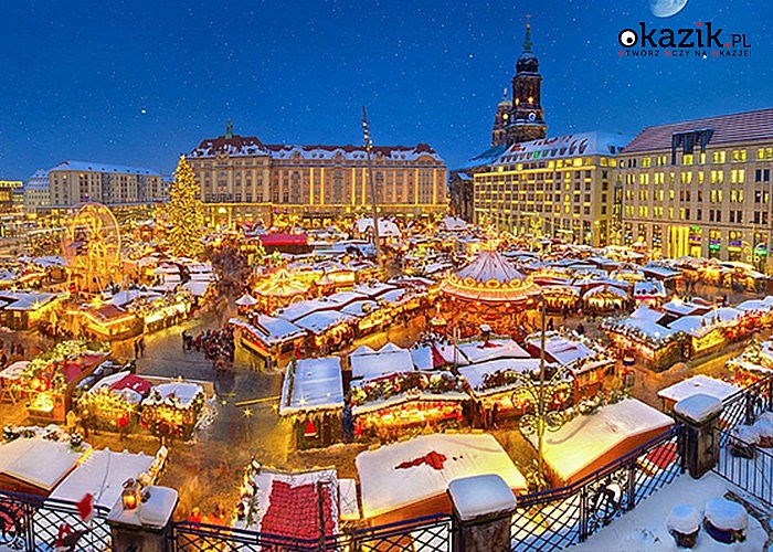 Świąteczny Jarmark Bożonarodzeniowy - Drezno! Przejazd autokarem klasy LUX! Opieka pilota!