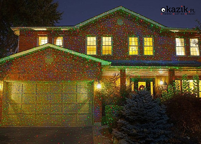 Projektor laserowy star shower wyjątkowy sposób na świąteczną dekorację domu