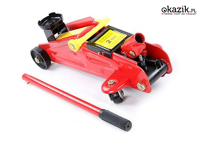 Podnośnik Samochodowy Może Działać Na Zasadzie Prasy Hydraulicznej Podnośnik hydrauliczny / lewarek samochodowy typu „żaba”