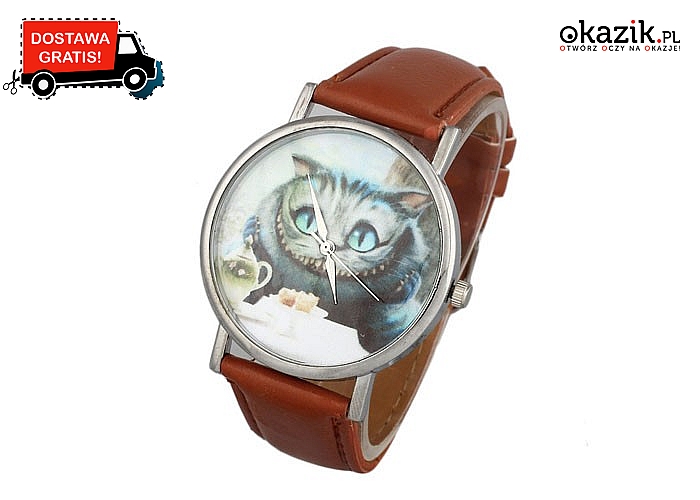 Zegarek sprytny kot podkreśli niebanalny i indywidualny styl każdej kobiety