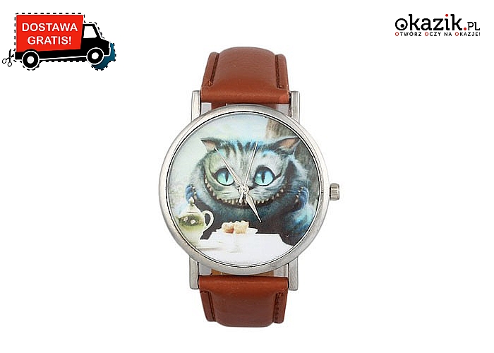 Zegarek sprytny kot podkreśli niebanalny i indywidualny styl każdej kobiety