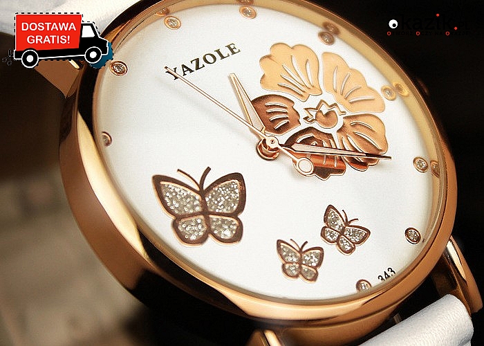Wyjątkowy zegarek z motylkami musi znaleźć się w Twojej szkatułce