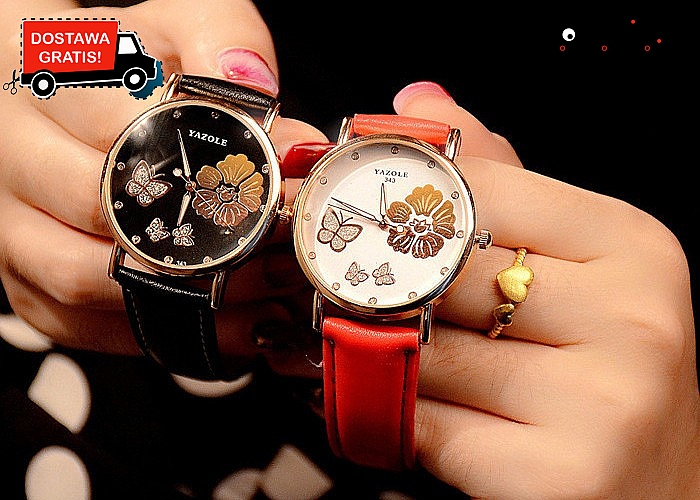 Wyjątkowy zegarek z motylkami musi znaleźć się w Twojej szkatułce