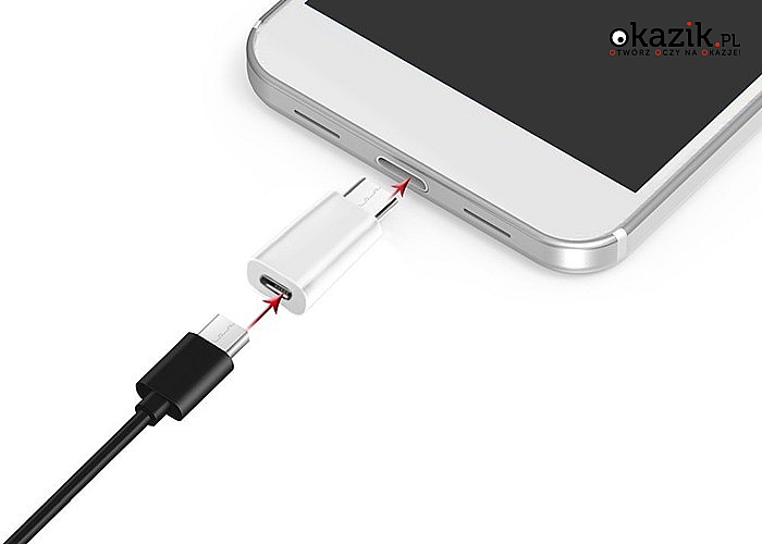Adapter USB typu C lub lightning