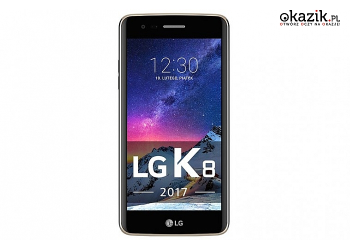 LG Electronics: K8 2017 Dual Sim Czarny/Złoty