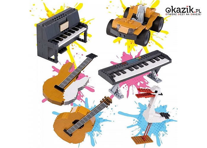 Cobi Klocki: Creative Power 500 elementów Instrumenty, Bocian