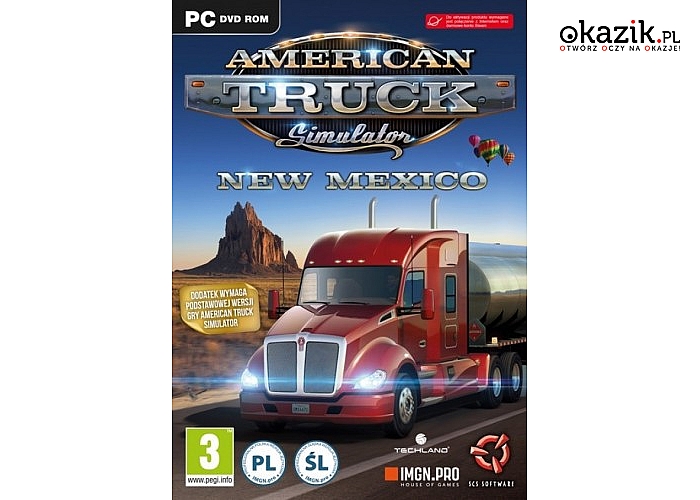 Techland: Gra PC American Truck Simulator New Mexico