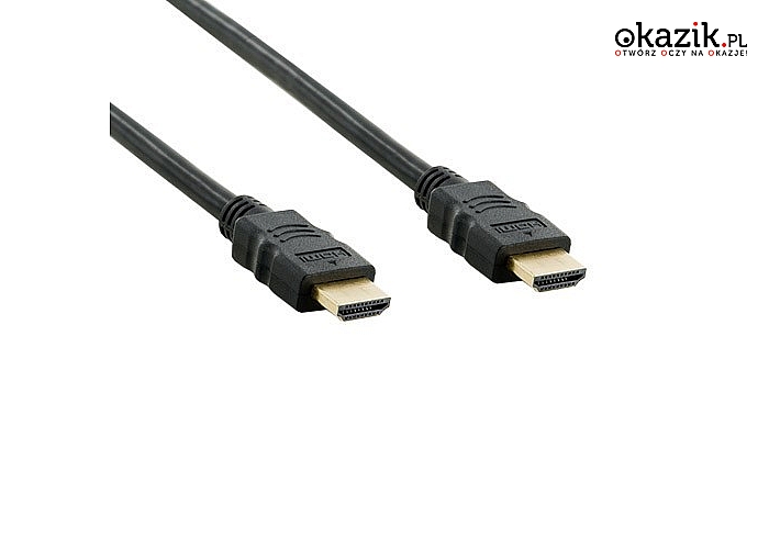 4world: Kabel HDMI - HDMI | 19/19 M/M | 3m | czarny