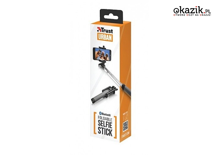 Trust: UrbanRevolt Bluetooth Foldable Selfie Stick - black