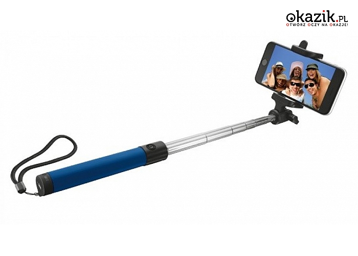 Trust: UrbanRevolt Bluetooth Foldable Selfie Stick - blue