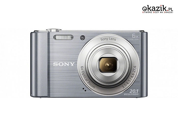 Sony: DSC-W810 silver 20,1M,6xOZ,720p