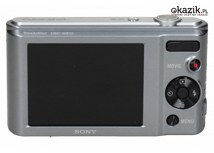 Sony: DSC-W810 silver 20,1M,6xOZ,720p