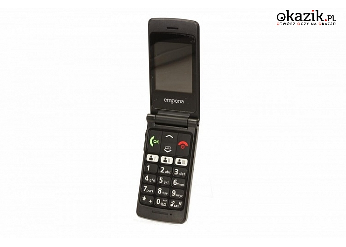 Telefon Emporia: Flip Basic styl i funkcjonalność w kompaktowej formie.