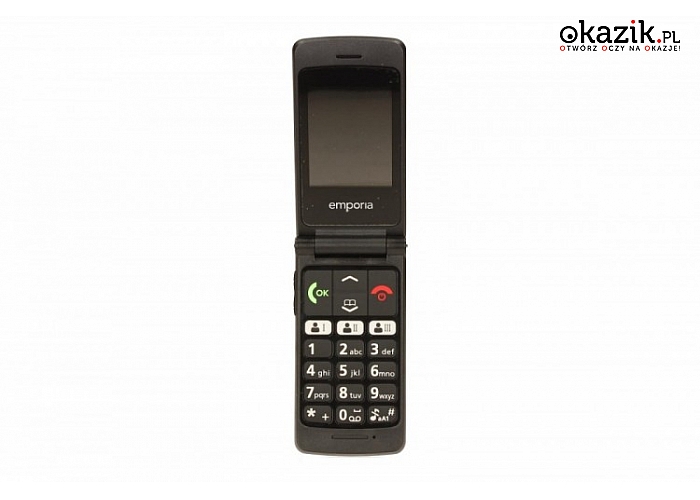 Telefon Emporia: Flip Basic styl i funkcjonalność w kompaktowej formie.