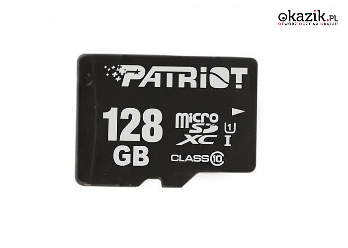 Patriot: LX Micro SDXC 128GB Class 10 UHS-I 70MB/s + Adapter
