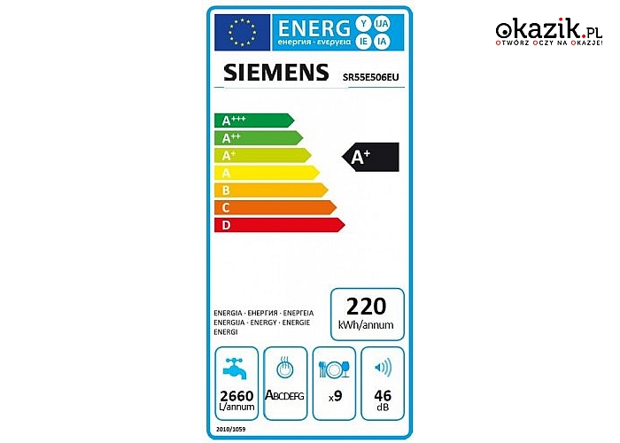 Siemens: SR55E506EU Zmywarka