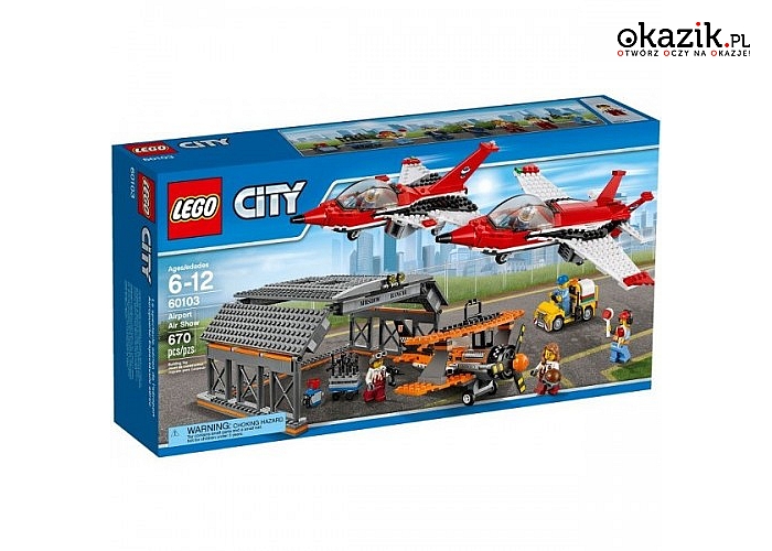 Lotnisko i pokazy lotnicze w LEGO® City! Podziwiaj niesamowite akrobacje i sprawdzaj stan techniczny