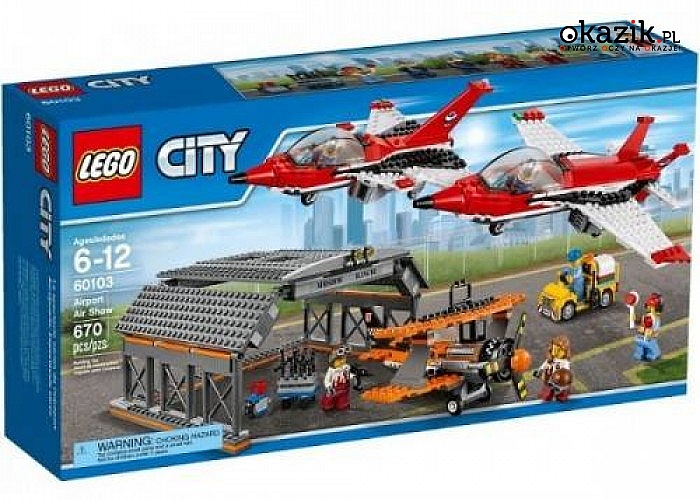 Lotnisko i pokazy lotnicze w LEGO® City! Podziwiaj niesamowite akrobacje i sprawdzaj stan techniczny