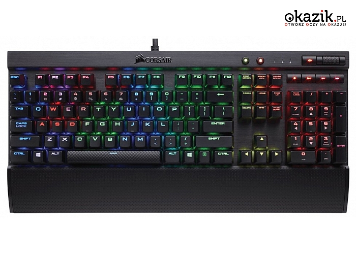 Corsair: Gaming K70 LUX RGB CHERRY MX RGB RED Mechanical Key