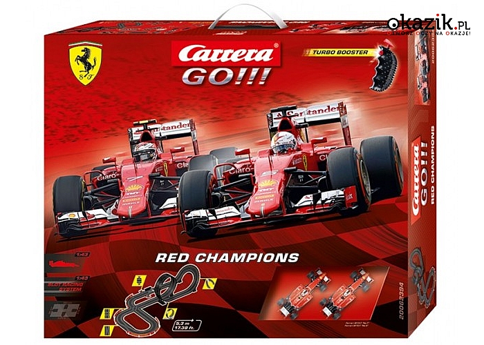 Tor wyścigowy Carrera: GO!!! Red Champions dla prawdziwych fanów Ferrari!