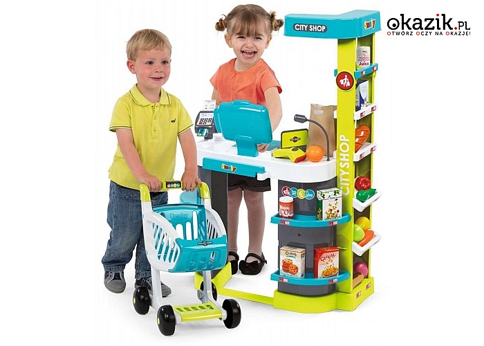 Smoby: Sklep City Shop - doskonała zabawa dla dziecka