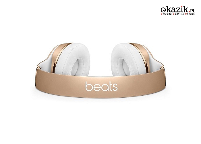 Apple: Beats Solo3 Wireless On- Headphones - Gold